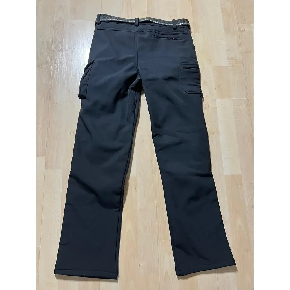 JOMLUN Cargo Pants Kids Size L Black Softshell Hiking Outdoor Travel Tactical